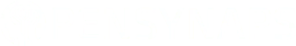 Logo OpenSynaps autoipnosi bianco allungato