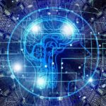 Une image captivante d’un cerveau entrelacé de circuits électroniques, mettant en valeur la fusion de l’intelligence artificielle et de l’apprentissage automatique dans le domaine de la santé mentale.